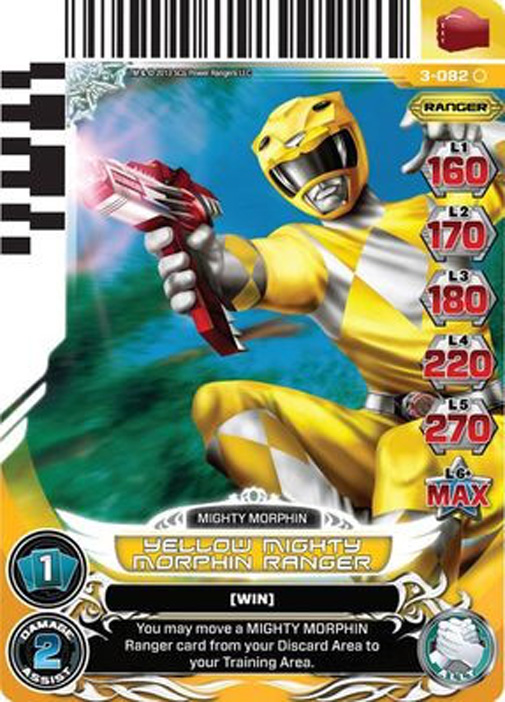 Yellow Mighty Morphin Ranger 082
